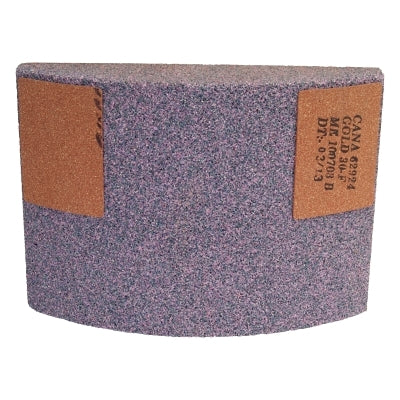 Gold surface polishing segments, CD, 11 1/4" diameter, 3" thick, grit 30, grade G