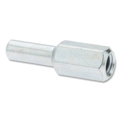 Flap wheel abrasive attachment, adapter, 4 in. long, 1/4 in. - 40 threads per inch, 5/8 in. shank length