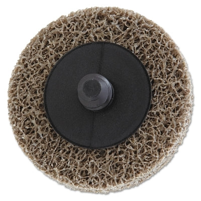 Button-mount wheels for deburring and finishing, type III, 2 x 1/4, medium