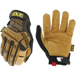 Guantes DuraHide™ M-Pact®, D30®/Cuero/TPR/TrekDry®, Talla 9/Mediana, Negro/Marrón/Bronceado