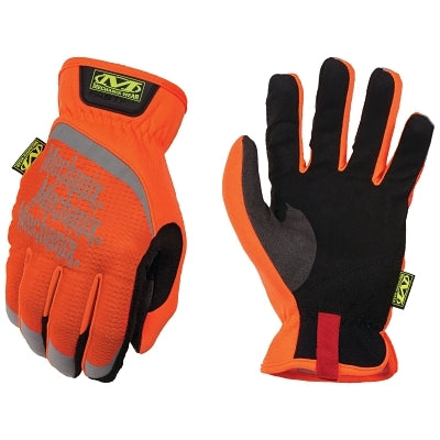 Guantes FastFit de alta visibilidad, talla mediana, amarillo de alta visibilidad