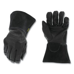 CASCADE TORCH™ Welding Gloves, Extra Large, Black, 4 Inch, Flame Retardant Cotton Lining
