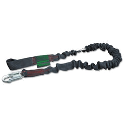 Cordón amortiguador Manyard ll, 1,2 m - 1,8 m, conexión de anclaje, capacidad de 140 kg, color negro