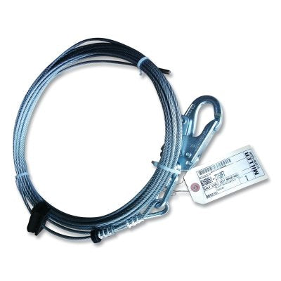 Piezas y accesorios MightEvac® MR50, conjunto de cable galvanizado, 20 pies