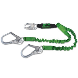 Cordones StretchStop con amortiguador SofStop, ganchos de presión/reforzado, 2 brazos, color verde