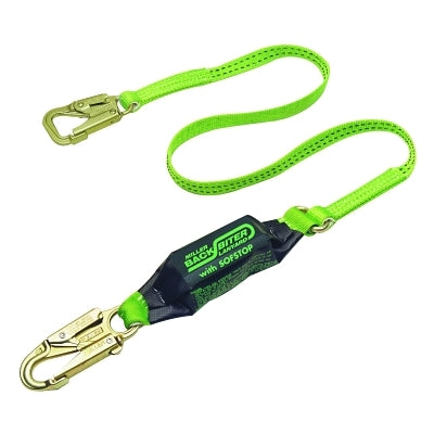 Cordón de amarre BackBiter™, 1,8 m de largo, gancho de seguridad con cierre, capacidad de 140 kg, 1 ramal