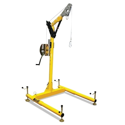 Sistema de elevación de cuatro piezas con ManHandler, cable de 65 pies, capacidad de peso de 350 lb.
