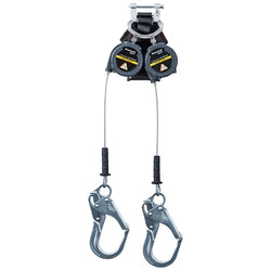 Limitador de caídas personal TurboLite™ EXTREME Sharp Edge, 1.8 m, cable galvanizado, gancho de seguridad de acero, 2 patas, 190 kg