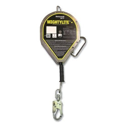 Línea de vida autorretráctil MightLite™+, acero galvanizado, 30,5 m de largo, mosquetón, 190 kg, cierre giratorio, 1 rama
