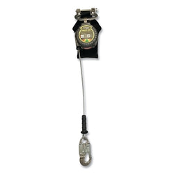 Cable de borde TurboLite™ TurboLite™+, 2.7 m, cable de acero galvanizado, conector de un pasador, gancho de presión con bloqueo de aluminio, dos patas, 182 kg