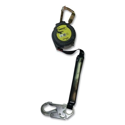 Limitador de caída Turbolite™+ Scorpion, Vectran, 2,7 m, gancho de refuerzo con bloqueo, 182 kg, mosquetón con bloqueo, 182 kg, 1 pata