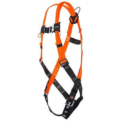 Arnés Titan™ II sin estiramiento, anillos en D laterales y posteriores, universal (G/XL), hebillas de fricción en hombros, pecho y piernas con lengüeta, para contratistas