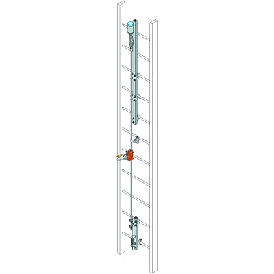 Kits de sistema Vi-Go™ con paso automático, soporte superior, 9 m de largo, acero galvanizado