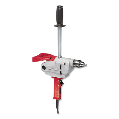 Compact corded drill with 1/2 in. cable, 1/2 in. keyed chuck, 450 RPM, on/off switch