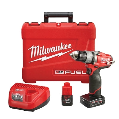 Kit de taladro/destornillador M12 FUEL™ de 1/2 pulg., incluye 2 baterías