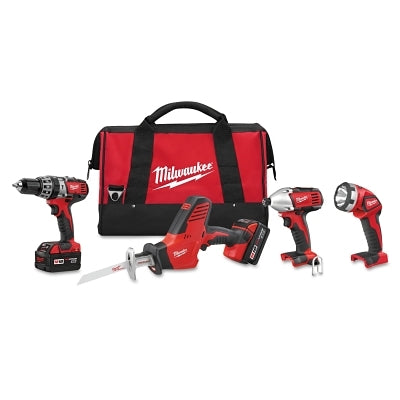 Kit combinado de 4 herramientas inalámbricas M18™, 18 V, iones de litio, 1800 RPM