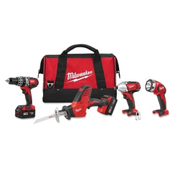 Kit combinado de 4 herramientas inalámbricas M18™, 18 V, iones de litio