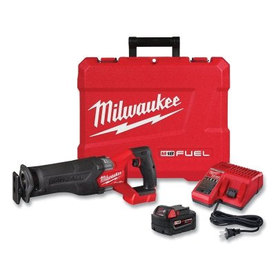 Sawzall® M18 FUEL™ Cordless Reciprocating Saw Kit, 18V, M18 Battery, 1-1/4 in. Stroke
