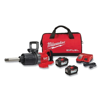 Llave de impacto M18 FUEL™, kit, con llave ONE-KEY™, cuadradillo de 1 pulg., 18 V, 1200 RPM, anillo de fricción, con 2 baterías y cargador