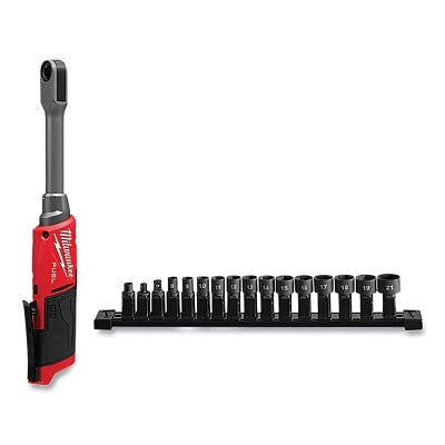 M12 FUEL™ INSIDER™ Extended Reach Box Ratchet, Low Profile Head, 15.19 in. Long, with Sockets and Adapters