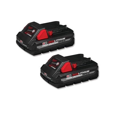 Paquetes de baterías M18™ REDLITHIUM™ HIGH OUTPUT™, 18 V, CP3.0, paquete de 2