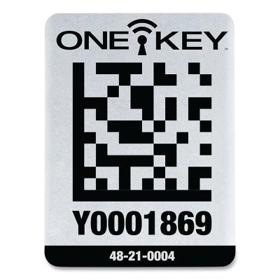 ONE-KEY™ Asset Identification Tag, Large, Metal Surface