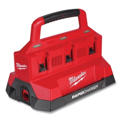 Cargador rápido M18™ PACKOUT™, seis bahías, puerto USB