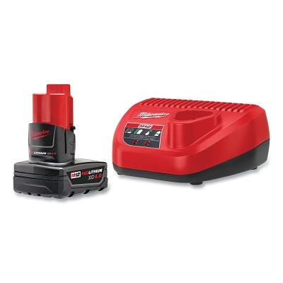 M12™ REDLITHIUM™ XC4.0 Starter Kit, 12V, includes battery and charger