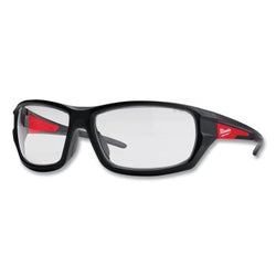 Gafas de seguridad de alto rendimiento, tintadas, antivaho y antirayaduras, en bolsa de plástico.