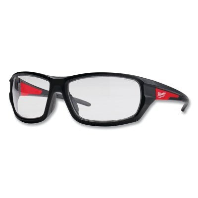 Gafas de seguridad de alto rendimiento, transparentes, antivaho y antirayaduras, en bolsa de plástico.