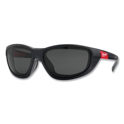 High-performance safety glasses with gasket, polarized, in a polyethylene bag
