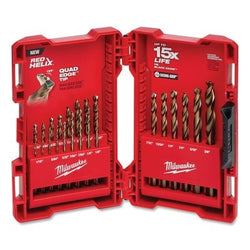 Juego de brocas de cobalto RED HELIX™, 29 piezas, diámetro de corte de 1/16 pulg. a 1/2 pulg.