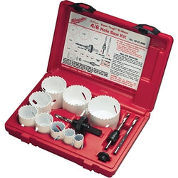 Kit de sierra de corona HOLE DOZER™, 15 piezas, uso general, bimetálica, diámetro de corte de 3/4 pulg. a 2-1/8 pulg.
