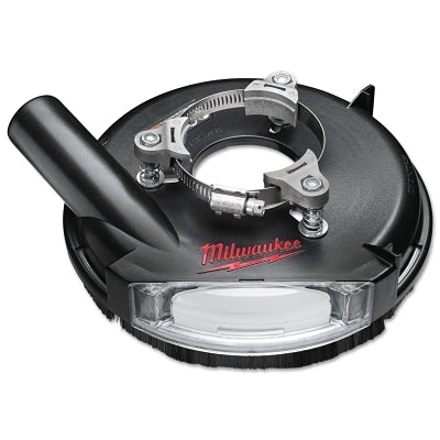 Universal dust shields for surface grinding, 7 inches in diameter