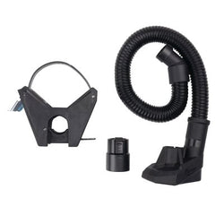 Dust extraction attachment for breaker hammers, used with dust extractor 8960-20, plastic, black