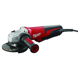 Amoladora angular con cable de 5 pulgadas, 11 A, 11 000 RPM, gatillo, sin bloqueo, 120 V CA/CC