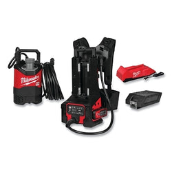 Kit de bomba sumergible inalámbrica MX FUEL™, 82 GPM máx., entrada/salida macho de 2 pulgadas, 72 V