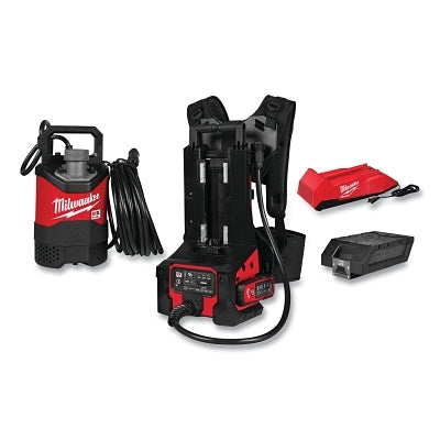 Kit de bomba sumergible inalámbrica MX FUEL™, 82 GPM máx., entrada/salida macho de 2 pulgadas, 72 V