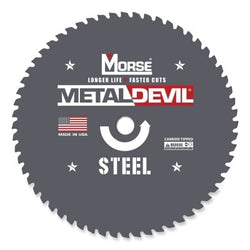 Metal Devil® O-ring Metal Cutting Saw Blade, 14 in. Blade Diameter, 1 in. Arbor, 1800 RPM, 80 Teeth, Steel, TCG