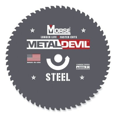 Metal Devil® Metal Cutting Saw Blade, 14-inch Blade Diameter, 1-inch Arbor, 1800 RPM, 90 Teeth, Stainless Steel, MATB