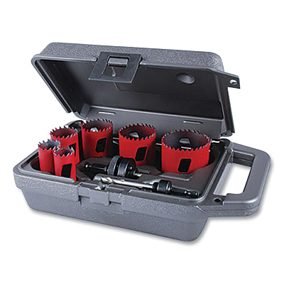Kit de sierras de corona, 20 sierras de corona bimetálicas industriales con mandriles y estuche