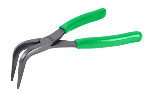 Alicates de punta fina con mandíbula angular Talon Grip™ de 90° y 7" (verde)