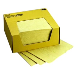 Almohadillas absorbentes químicas, absorben 4,25 galones, 13 7/8 pulgadas x 6 1/8 pulgadas