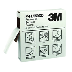 High-capacity folded oil absorbent, absorbs 1.5 gallons