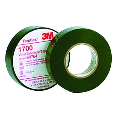 Cinta aislante de vinilo Temflex™ 1700, 2 pulgadas de ancho, 36 yardas de largo, negra