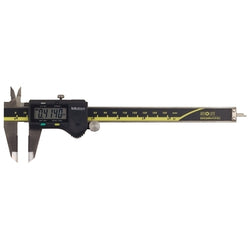 Calibradores Digimatic estándar serie 500 con rodillo de pulgar, rango de 0 a 6 pulgadas, acero inoxidable, LCD