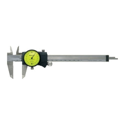Calibrador de cuadrante serie 505, rango exterior de 0 a 6 pulgadas, acero inoxidable