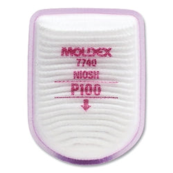 Filtro semirrectangular serie 7000/7800/9000, P100, partículas/vapores orgánicos molestos, para máscara