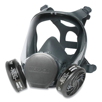 Respirador facial completo reutilizable serie 9000, tamaño mediano, para partículas/gases/vapores en suspensión, elastómero termoplástico