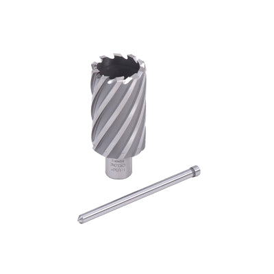 Premium Grade Cyclone HSS Annular Cutter, 1-11/16 in. Diameter x 2 in. Depth, 3/4 Weldon Shank, Includes Pilot Pin